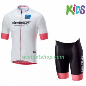 Kind Fietskleding (Fietsshirt + Fietsbroek Kort) 2018 Ronde van Italië N004